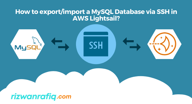Export/Import a MySQL database